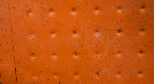 Texture Del Metallo Verniciato Colore Arancione Superficie Ruvida Incrinata Sfondo — Foto Stock