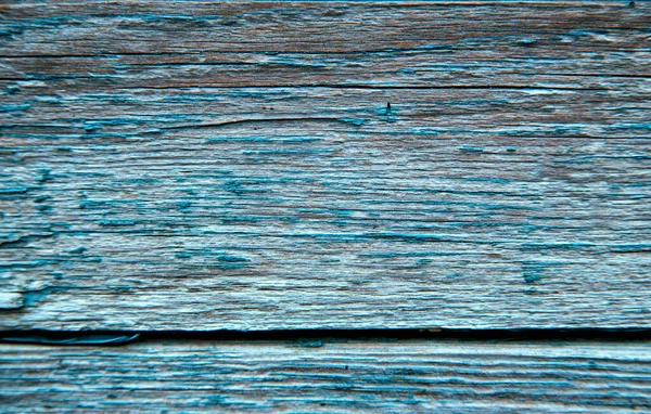 Tavole Legno Dipinte Blu Superficie Ruvida Screpolata Vecchio Legno Vernice — Foto Stock