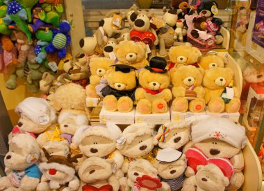 Doldurulmuş hayvanlar.