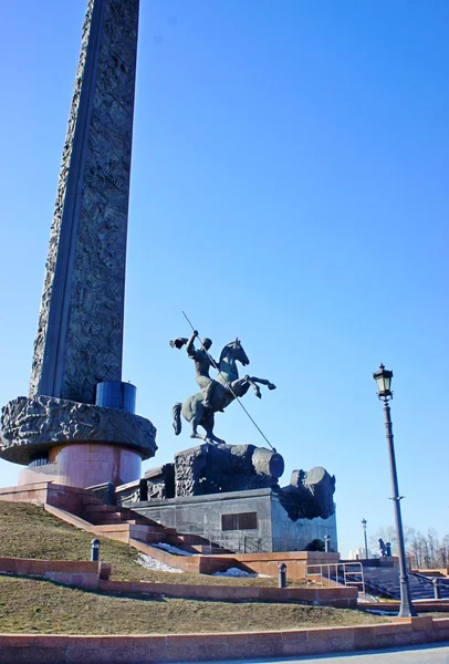 Sculpture of George winner — Stock Photo, Image