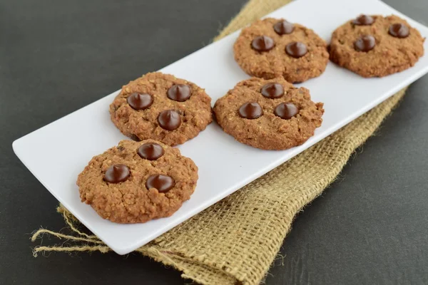 Cookie-uri cu cip de ciocolată — Fotografie, imagine de stoc