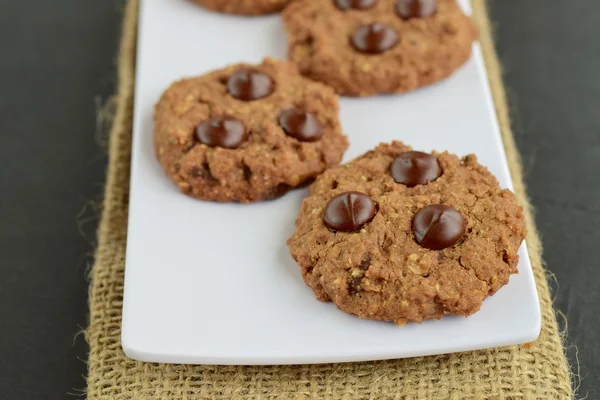 Hembakade chokladkakor — Stockfoto