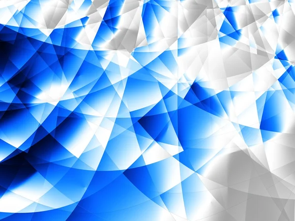 Fractal artwork for creative design. Blue waves. — Stock Photo, Image