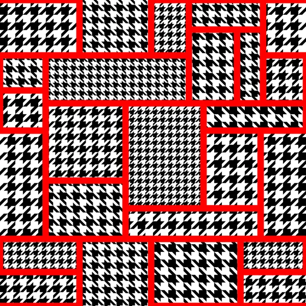 Geometrisches Muster des Hufzahns — Stockvektor