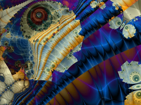 Obra de arte fractal para design criativo — Fotografia de Stock
