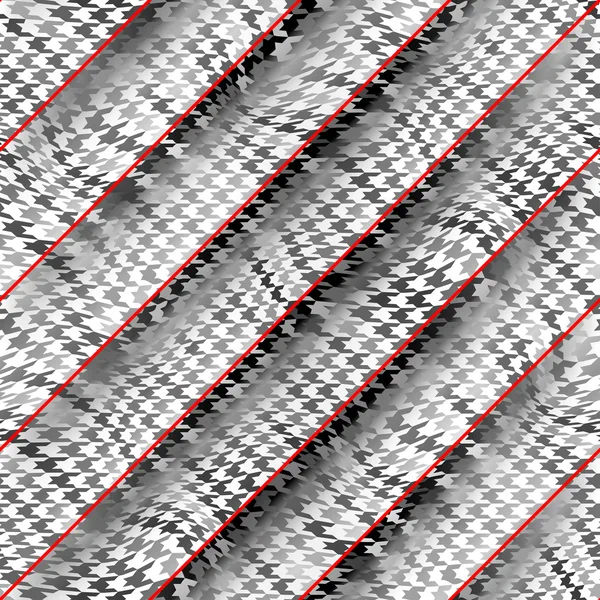 Vzorek pozadí houndstooth. — Stockový vektor