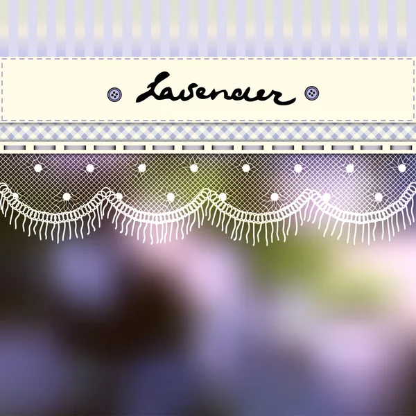 Lavender retro background — Stock Vector