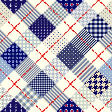 Diagonal little pattern seamless vector illustration clipart