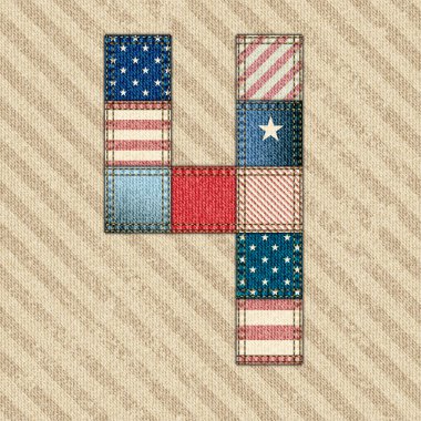 Amerikan Bağımsızlık günü plan vektör