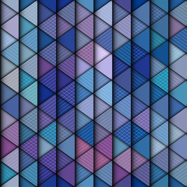Modèle de triangle sans couture abstrait . — Image vectorielle