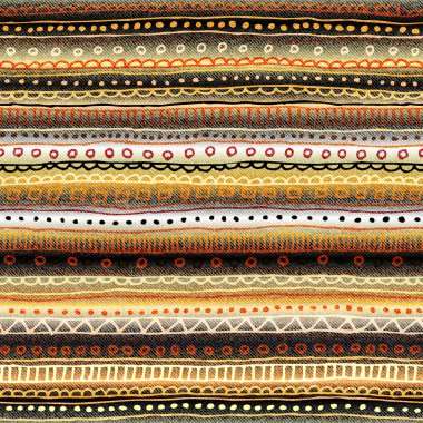 Kırmızı boho desen