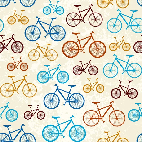 Patrón de bicicletas — Archivo Imágenes Vectoriales