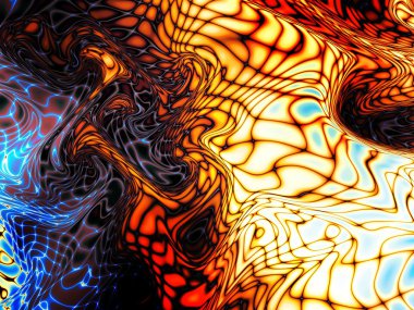 Fraktal dijital arka plan