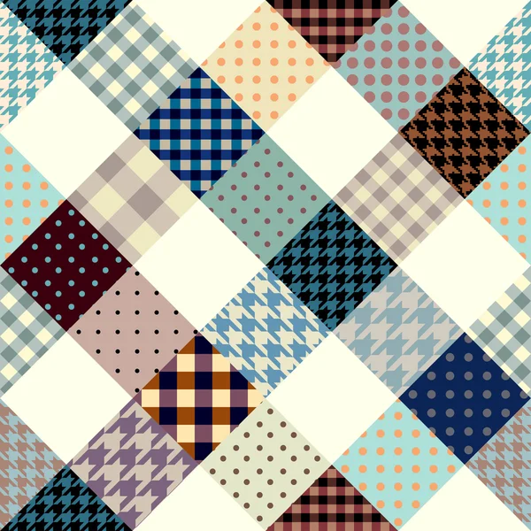 Diagonal pequeño patrón sin costura vector ilustración — Vector de stock