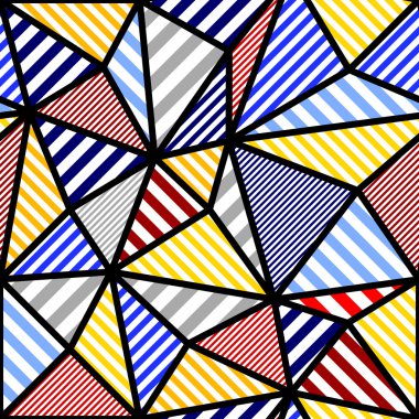 Geometrik soyut desen.