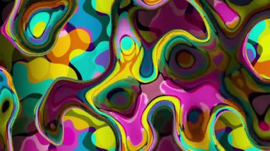 Psikedelik hareket arkaplanı