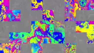 Video parazit görüntülerini döngüye sokuyorum. Bir Datamoshing videosunun taklidi.