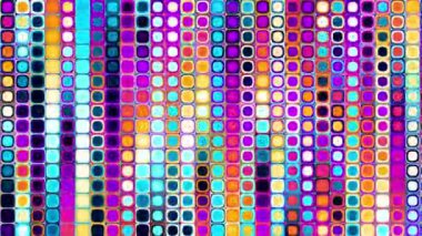 Kusursuz döngü soyut hareket arkaplanı. Soyut polka nokta görüntüsü.