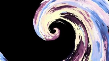 Sonsuz spiral. Kusursuz döngü görüntüsü.