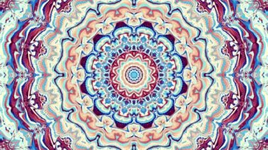 Şekil değiştiren mandala. Sonsuz döngü arkaplanı