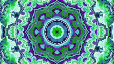 Şekil değiştiren mandala. Sonsuz döngü arkaplanı