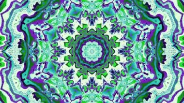 Şekil değiştiren mandala. Sonsuz döngü arkaplanı