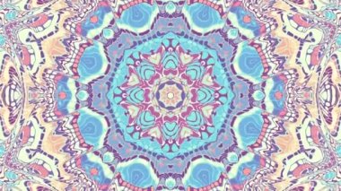 Şekil değiştiren mandala. Sonsuz döngü arkaplanı