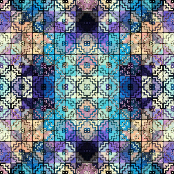 Modèle tribal ethnique vectoriel. Image d'art sans couture. — Image vectorielle