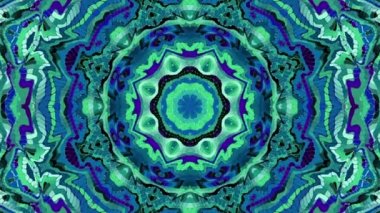 Şekil değiştiren mandala. Sonsuz döngü arkaplanı