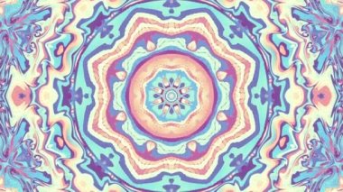 Şekil değiştiren mandala. Sonsuz döngü arkaplanı