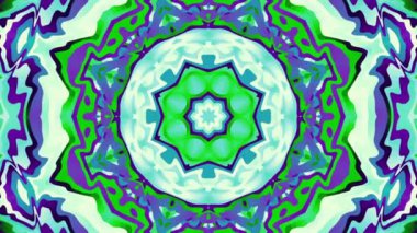 Şekil değiştiren mandala. Sonsuz döngü arkaplanı