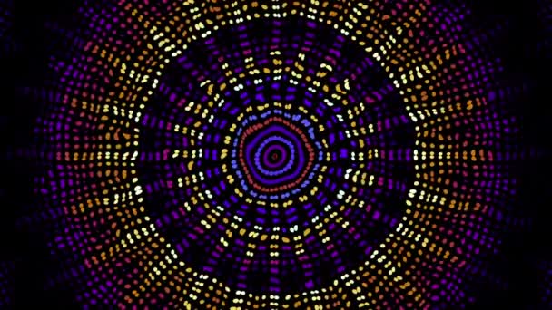 Mandala abstrait fond de boucle — Video