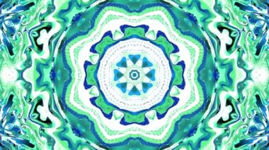 Şekil değiştiren mandala. Sonsuz döngü arkaplanı