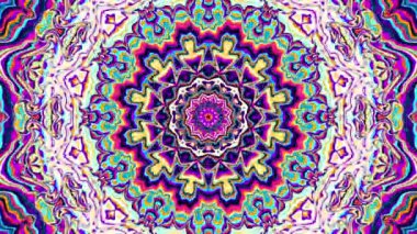 Süslemeli mandala döngü arkaplanı