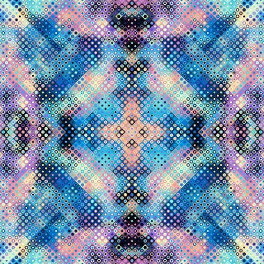 Düşük polimerli Geometrik desen.