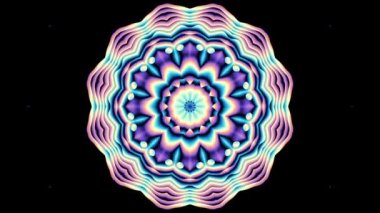 Soyut mandala döngü arkaplanı