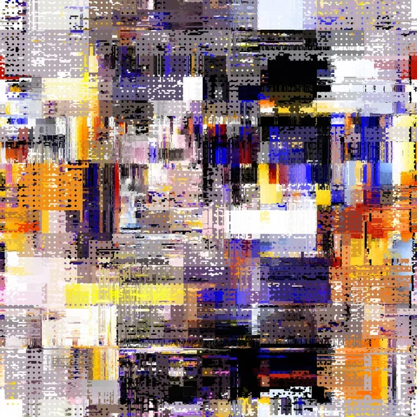 Imagem vetorial com imitação de grunge datamoshing textura. — Vetor de Stock