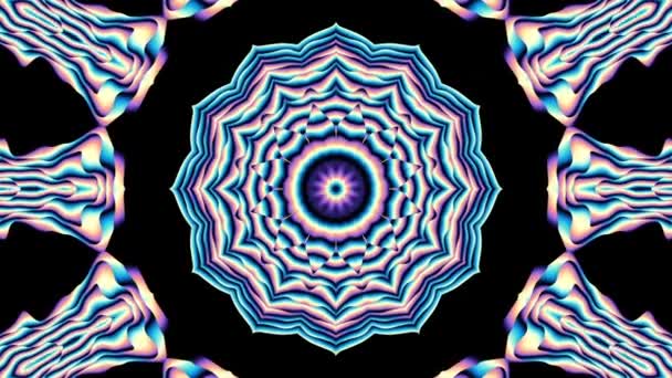 Abstrakte Mandala-Schleife Hintergrund — Stockvideo