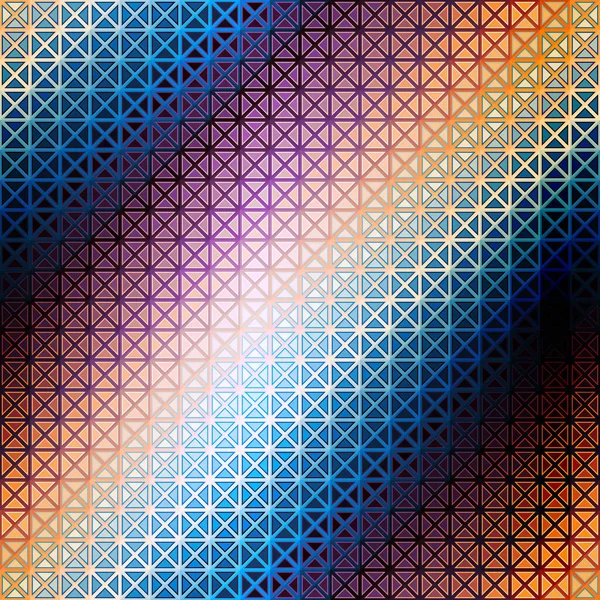 Geometrische abstracte patroon in lage polystijl. — Stockvector