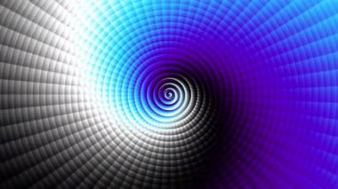 Sonsuz spiral. Kusursuz döngü görüntüsü.
