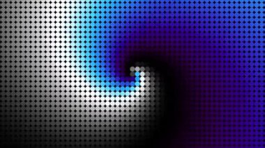 Sonsuz spiral. Kusursuz döngü görüntüsü.