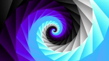 Sonsuz spiral. Kusursuz döngü görüntüsü.