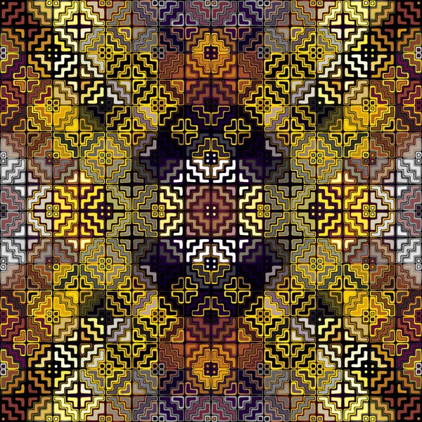 Patrón tribal étnico vectorial. Imagen de arte sin costura. — Vector de stock