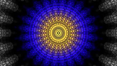 Süslemeli mandala döngü arkaplanı