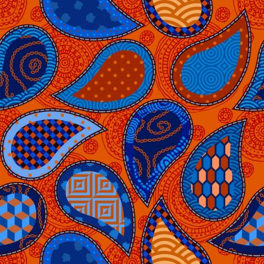 Yamalı tekstil deseni. Kusursuz yorgan dizayn arkaplanı.