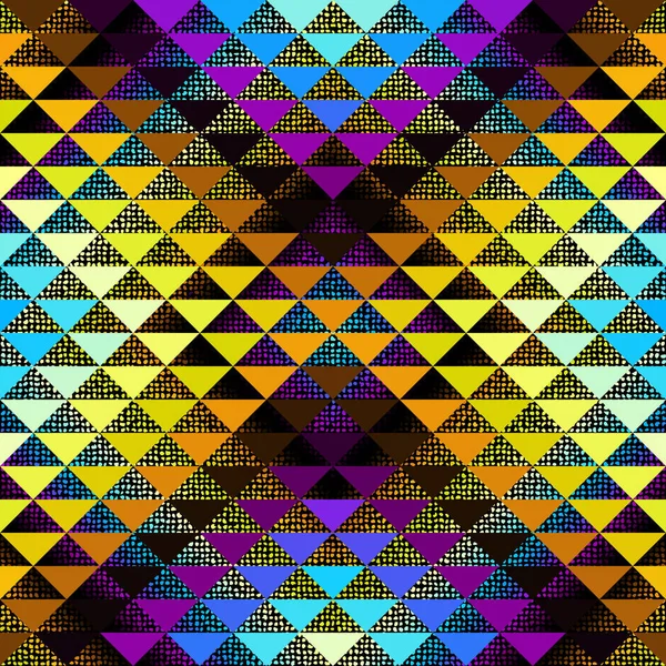 Fondo de patrón vectorial sin costura de un triángulo. — Vector de stock