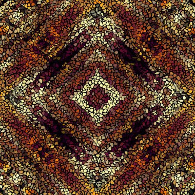 Vektörsüz mozaik sanat modeli. Sanat arkaplanı.