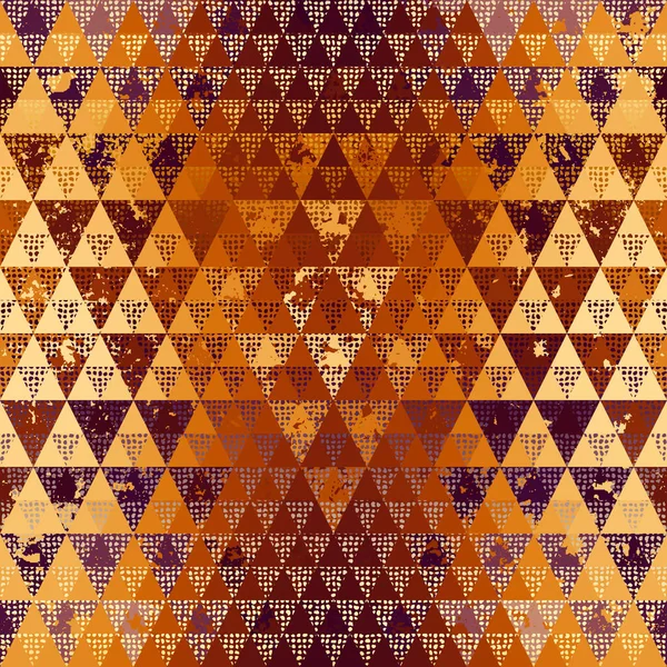 Fond de motif vectoriel sans couture d'un triangle. — Image vectorielle