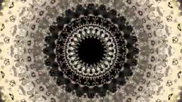 Abstrakte Mandala-Schleife Hintergrund — Stockvideo