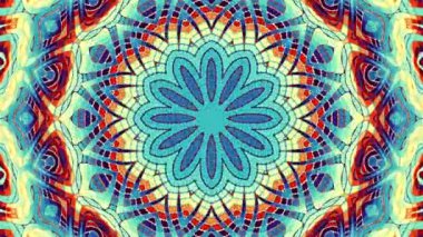 Süslemeli mandala döngü arkaplanı